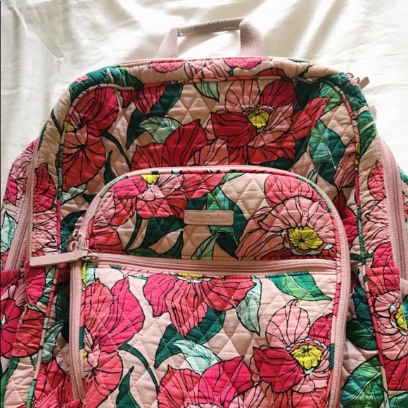 vera bradley vintage floral backpack
